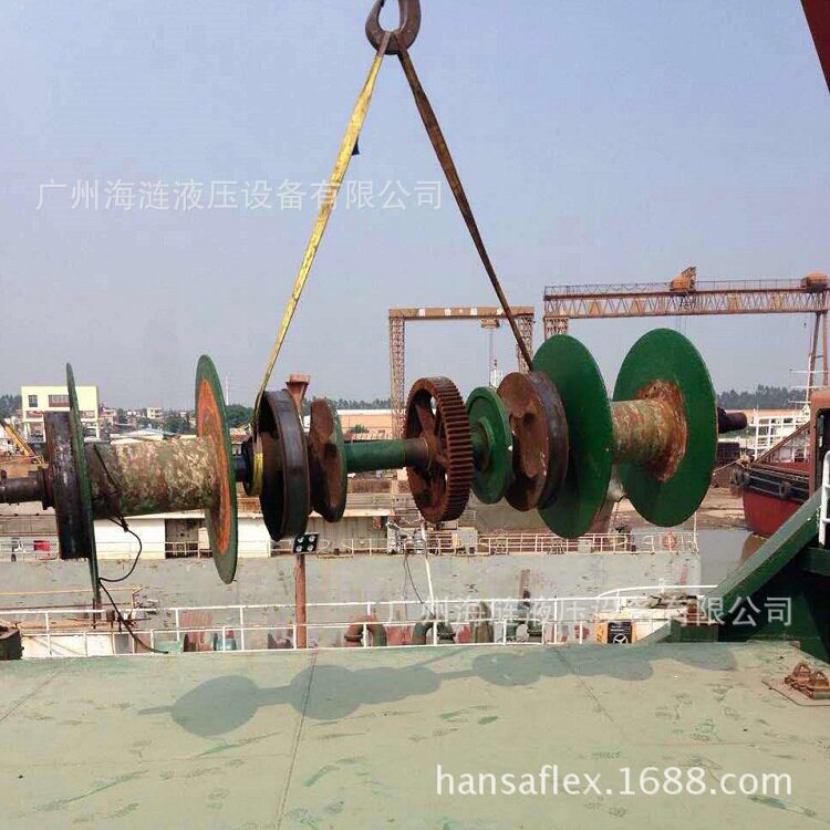 建功起锚机 液压锚绞机铜套 安装更换船舶吊机铜套 船舶工程