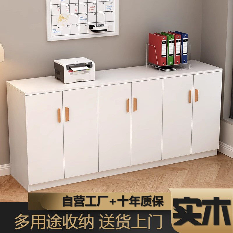 现代简约厨房靠墙碗柜带门收纳储物餐边微波炉柜阳台客厅茶水tω