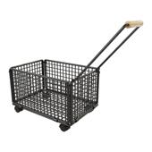 市物带滑轮采超购篮水果629筐手提篮零食购加厚便利店超市篮