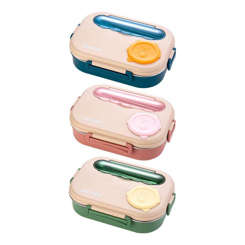 保温饭盒3微04班不锈钢便当盒学生上族带格饭盒带汤碗波炉分餐盒,餐饮具,保鲜盒,淘宝优惠券,粉丝福利购,淘宝优惠卷