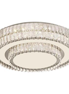 吸顶灯客厅灯现代简室约轻398气奢大高档水大厅卧主灯餐厅晶灯具l