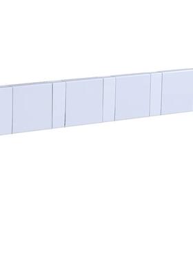 墙创意形挂钩挂衣孔架壁挂门隐后浴室上玄关衣服排钩免打折叠白色