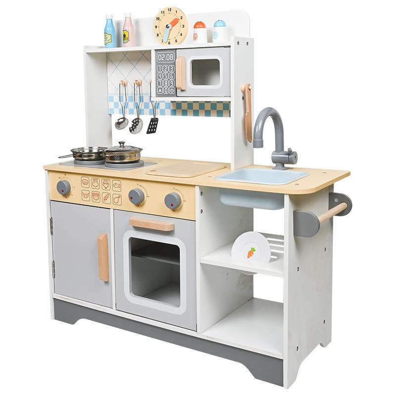 木制儿童岁厨房玩套仿真具厨具女孩装过59410家家做饭煮饭玩具宝