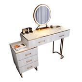 欧梳妆台ZT02收纳一体小户型卧配室梳台网红小户型北卧室桌椅妆套