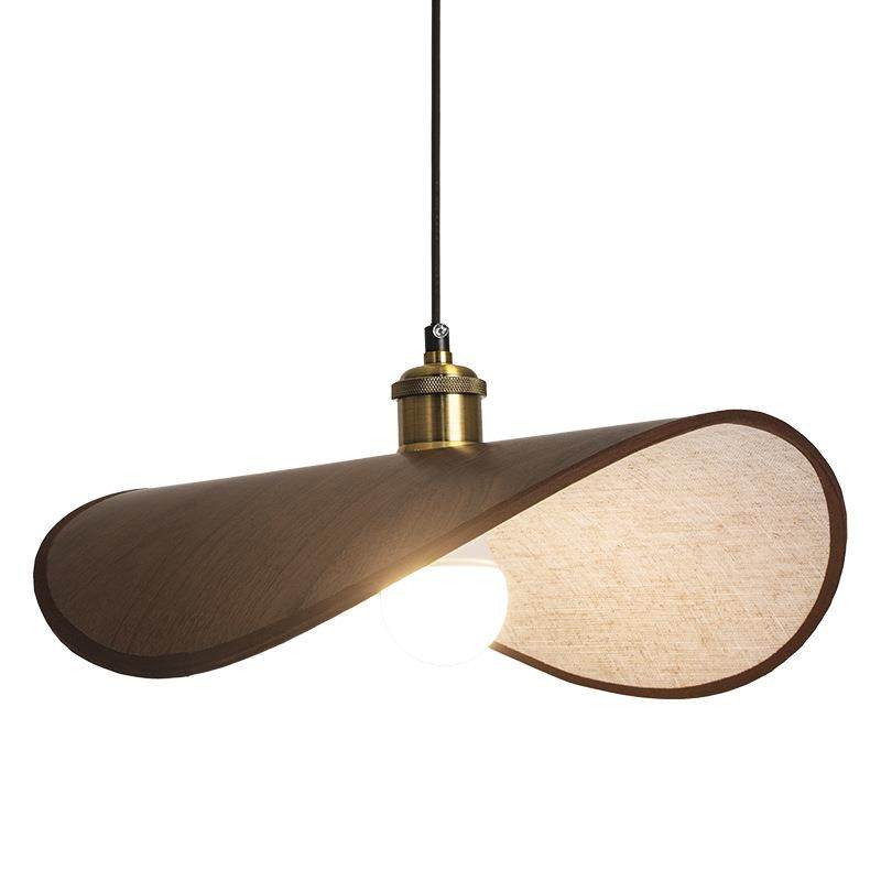 餐/大观厅灯侘寂风复室古吊草灯简约民宿茶餐厅布艺灯具1帽94L,家装灯饰光源,智能吊灯,淘宝优惠券,粉丝福利购,淘宝优惠卷