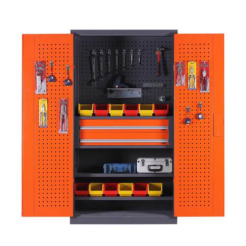 型工重具柜间车用加厚双开门工厂修零件柜储物柜钢制五汽金工具柜