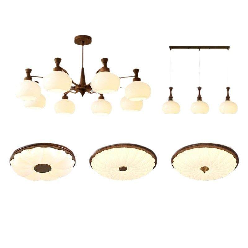 中古风厅灯美式187复古大气主灯202新5款柿子灯具全客屋套餐组吊,家装灯饰光源,智能吊灯,淘宝优惠券,粉丝福利购,淘宝优惠卷