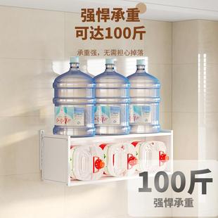 吊柜调料置物架上翻储物柜家用防尘带门收纳架 厨房免打孔壁挂式