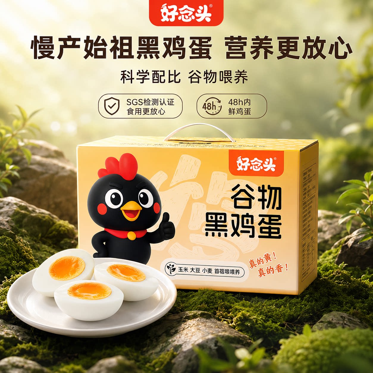 好念头新鲜土鸡蛋正宗始祖黑鸡蛋