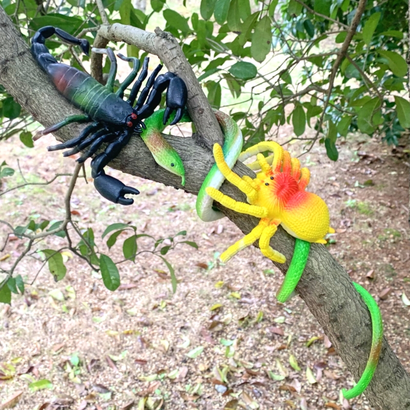 软胶黄色蝎子吓人吓人昆虫眼镜蛇