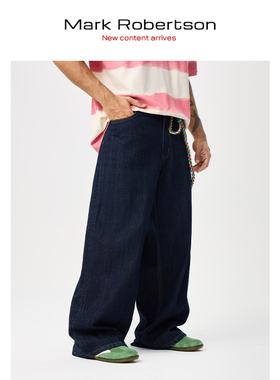 Mark Robertson2025AW牛仔裤男直筒赤耳原牛裤子男士潮流丹宁福冈