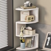 精选书立架收纳架文件收纳盒书架阅读架书架桌面收纳墙角转角拐角