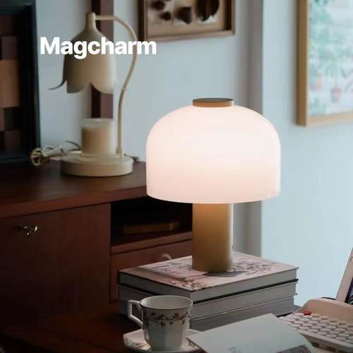 Magcharm大蘑菇台灯欧美ins装饰触控床头充插氛围夜灯可调光现代