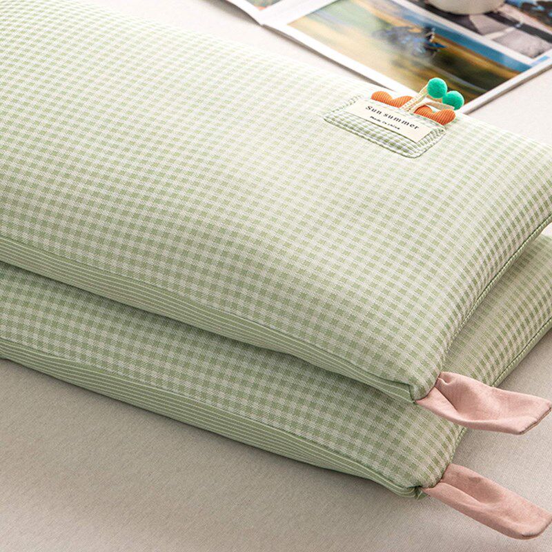 夏季儿童荞麦枕头夏天3到6岁幼儿园宝宝荞麦壳全荞麦皮枕芯可拆洗