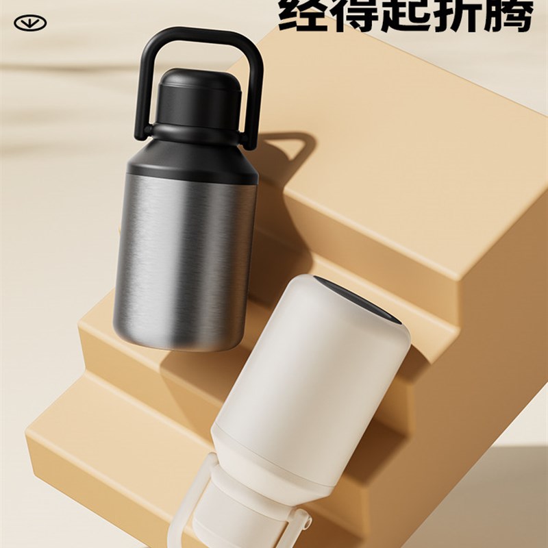 保温杯大号大容量1升女生杯子2025新款水杯婴儿冲奶外出便携水壶