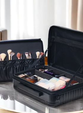 精选OBOX专业纹绣工具箱大容量pc美容外出便携式手提多功能收纳化