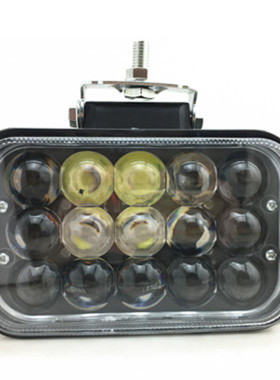5寸方汽车led前大灯12v24v射灯货车白灯加装强光与弱光方灯辅助灯
