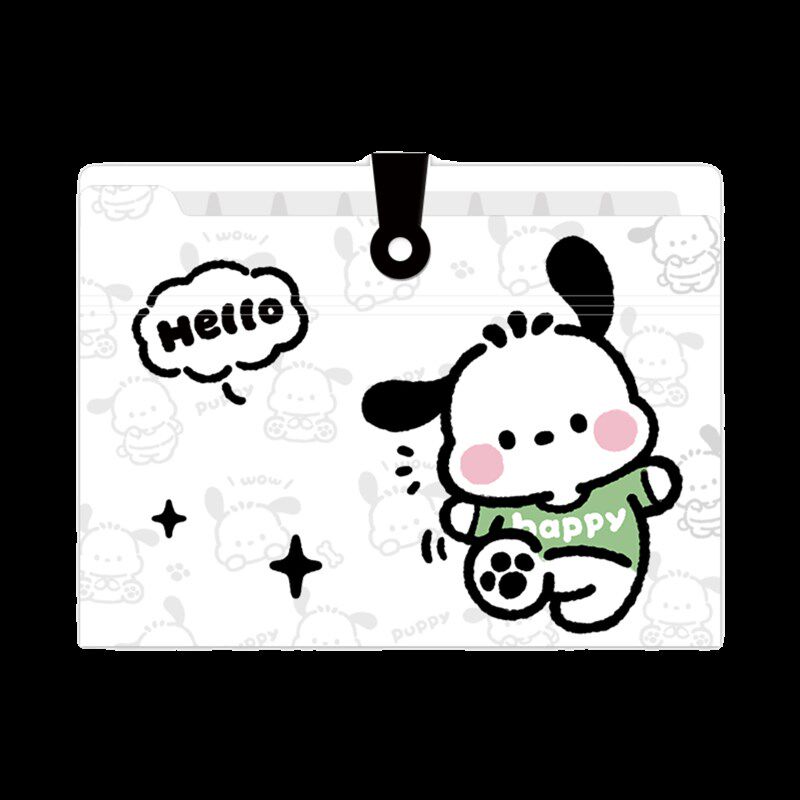 试卷收纳库洛米横版风琴包文件夹a4多层学生专用档案夹初中文件袋