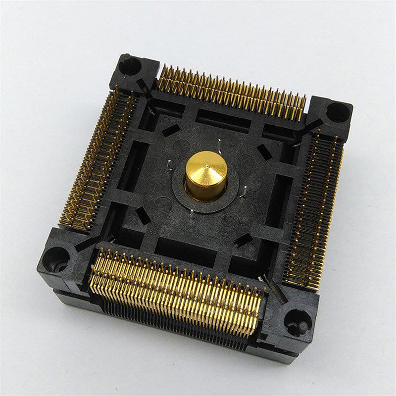 QFP176老化座MCU测试座 LQFP176夹具OTQ-176-0.5-06烧录座 socket
