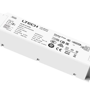 精选LTECH雷特DALI调光调色横流筒射灯恒压灯带驱动电源/调光开关