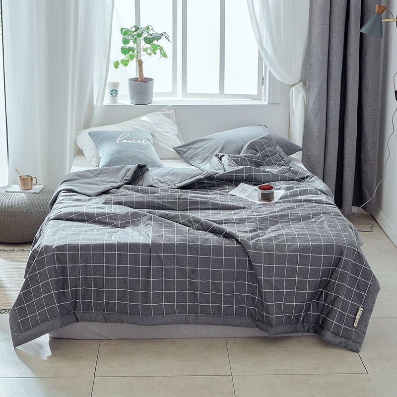 全棉空调被子夏凉被芯夏季薄款宿舍单人学生夏天春秋双人可机洗