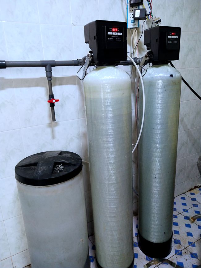 厂家家用酒店空调锅炉软化水去钙镁离子水去水垢设备包邮