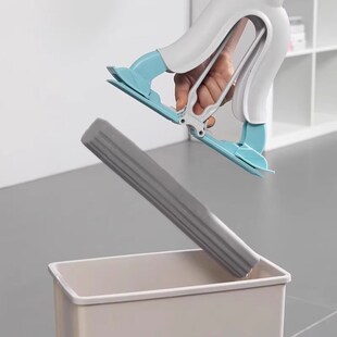 精选美丽雅一键卸对折胶棉备件海绵拖把头配件替换装替换头28cm原