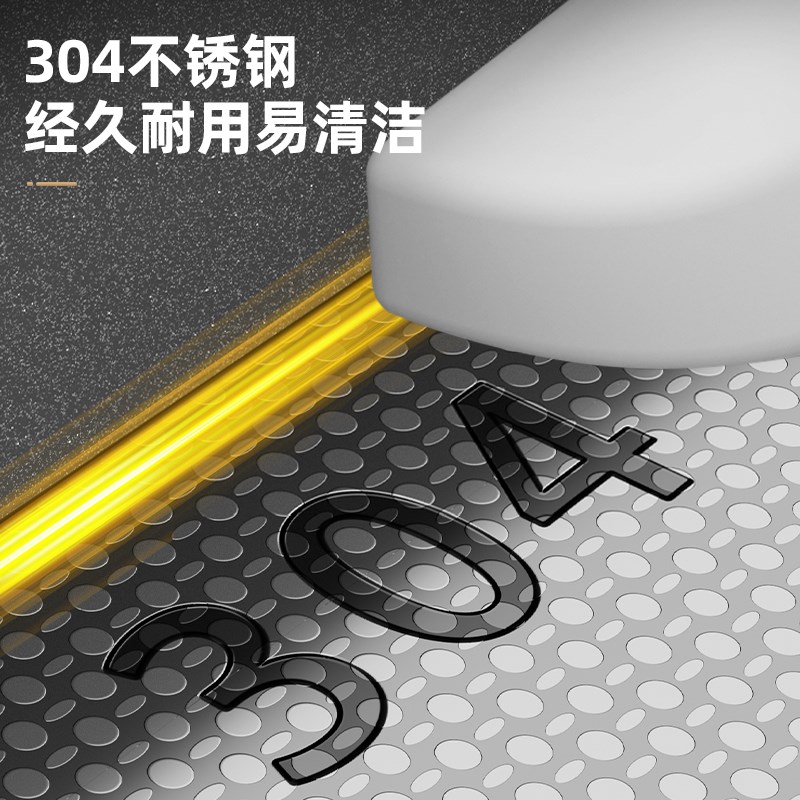 金牌橱柜厨房橱柜304不锈钢抽屉式拉篮多功能抽中抽碗盘收纳篮子