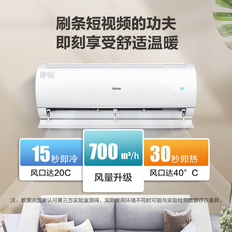 Haier/海尔 KFR-35GW/B1KPA81U1(白)