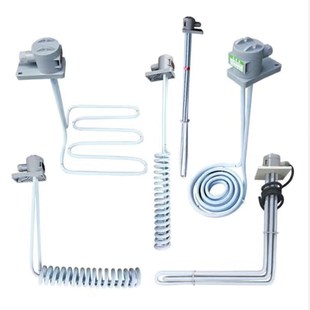 铁氟龙电加热管耐酸碱盐防腐s蚀电镀铁弗龙四氟工业加热棒220V380