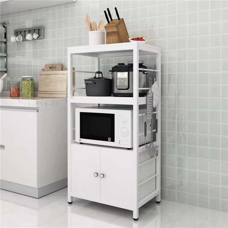 厨房置物架落地多层微波炉烤箱架子家用I多功能碗盘电器收纳置物