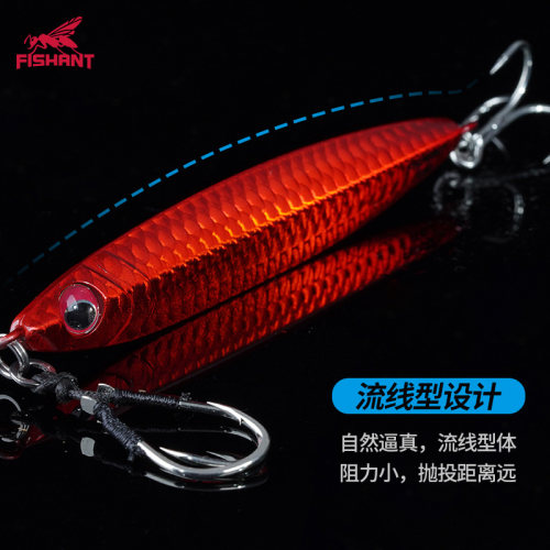 热销飞蚂b蚁风塔一号铁板海船钓慢摇4倍加强远投马鲛烟仔快抽路亚