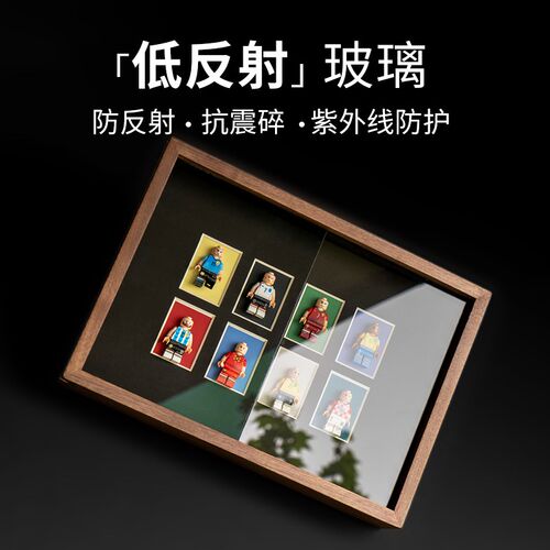 热销定制高清不反光高透艺术w玻璃订制透光防紫外线低反射画框相