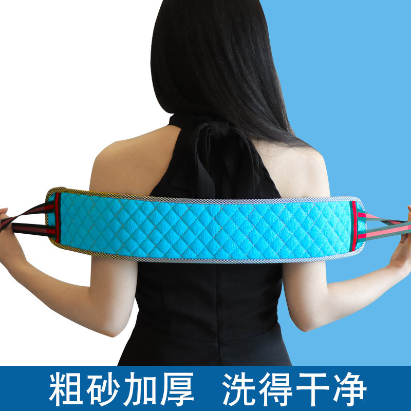 速发成人双面浴擦长条澡巾巾洗澡手套麻花拉背背搓搓搓泥强力磨砂