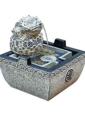 速发金蟾招财流水办公室装饰品蟾蜍摆件开业礼物乔迁送礼公司