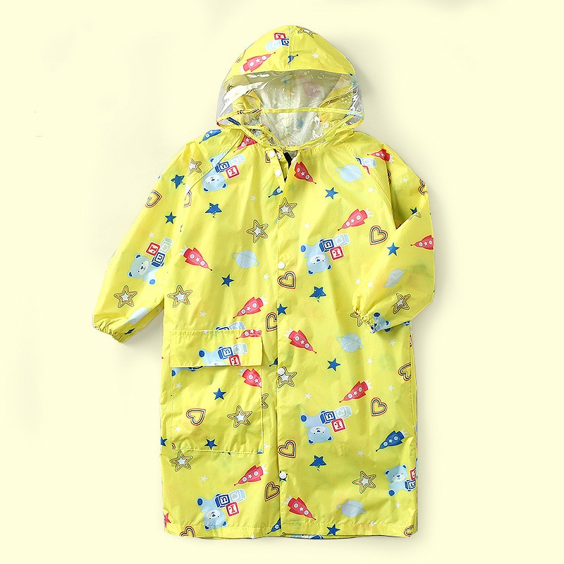 速发儿童儿衣篷童童2021小童斗男式连体小学生幼雨园雨披防水书包