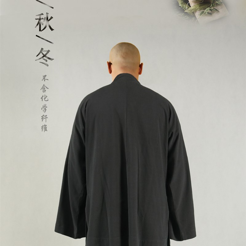 速发尚购产品厚化麻和采服,短外套,和尚服,秋冬棉麻和尚服,不