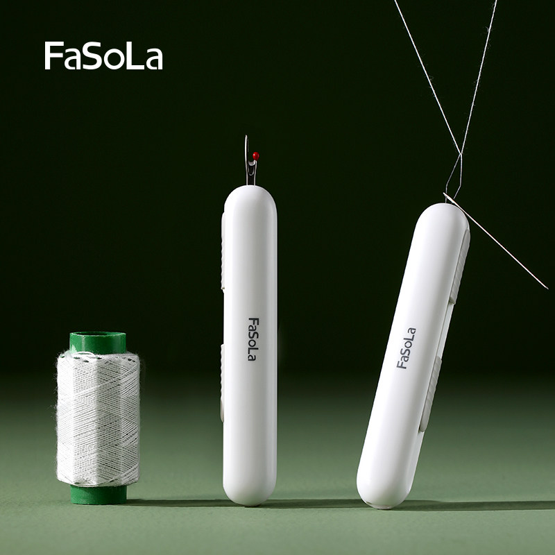 速发专a二合一穿针拆线器缝功能家用老人S用手工多纫工具挑线器