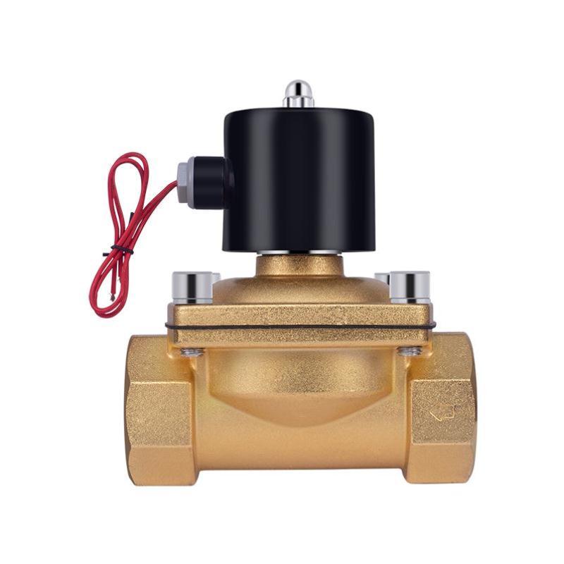 现货速发sypc森亚电磁阀水阀2W常闭式水阀AC220V24V2分4分1寸开关