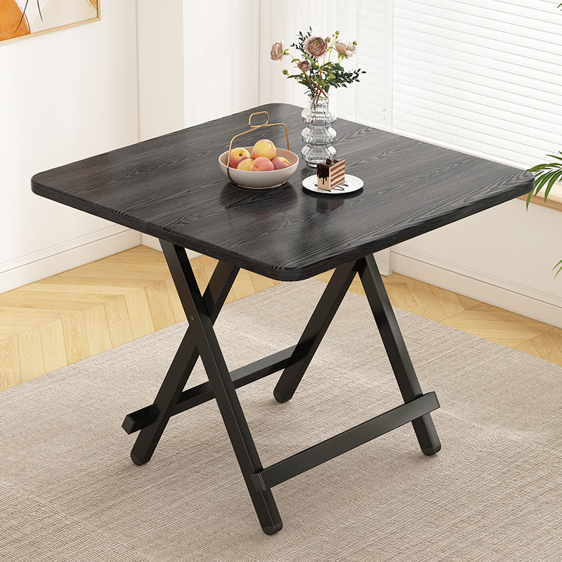 速发可折叠桌子餐桌家用吃饭舍摆桌房宿小写作业小户型便携式方摊