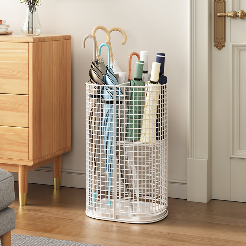 速发家用雨伞收纳架进门架雨伞桶铁艺放伞置物口伞挂架大容量收纳