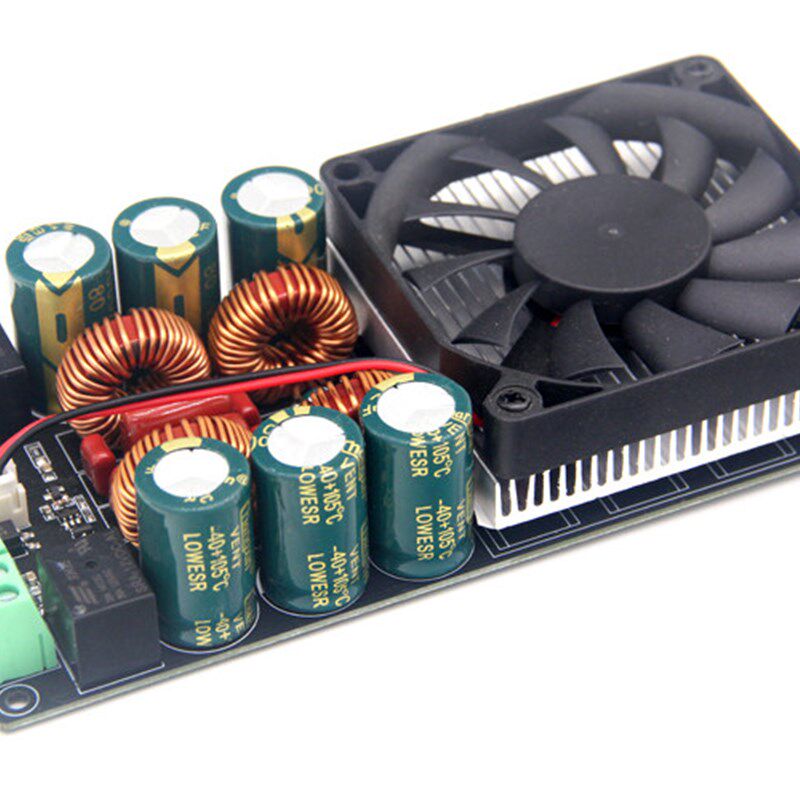 速发HIFI单电压立体声大功率D类数字功放板2x600W超TPA255继电器