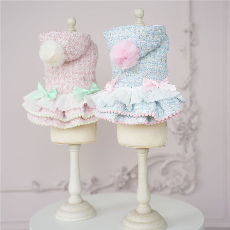 速发衣服子棒棒糖小狗裙冬泰迪马猫济斯西施棉衣保暖尔咪衣服