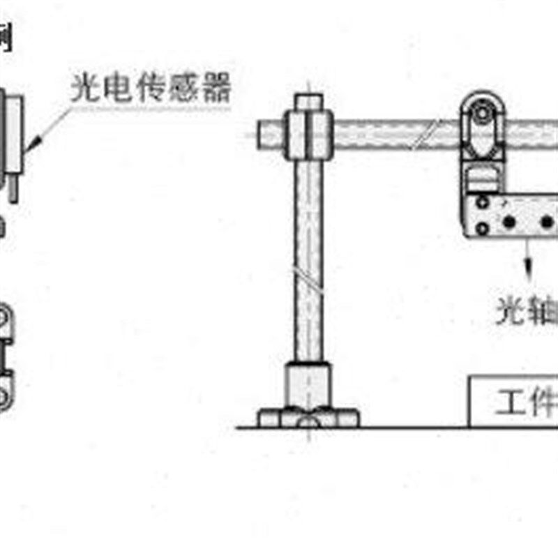 速发传感器安装底座支架组件钣金型SER GSER传感器固定支架光电支