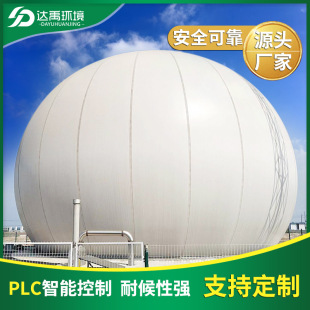 达禹环境一体化 独立式橡胶膜 干式厌氧发酵沼气储气柜 双模气柜