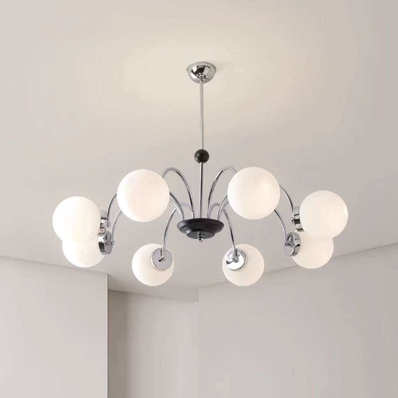 2025年新款包豪斯魔豆中古吊灯卧室灯具法式奶油风轻奢客厅主灯,橡塑材料及制品,亚克力/有机玻璃,淘宝优惠券,粉丝福利购,淘宝优惠卷