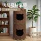 猫窝四季 通用猫窝上下层两层毛毡猫房子耐磨可拆卸安全感睡屋