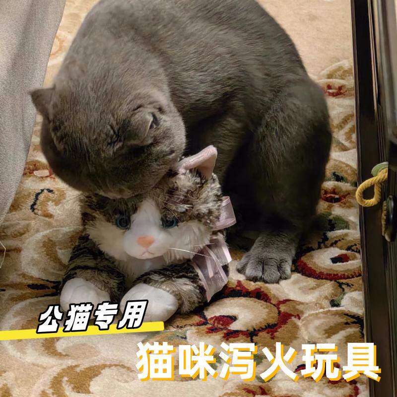 公猫发情玩具公猫咪安抚解闷自慰陪睡宠物伴侣泻火交配假母猫玩偶