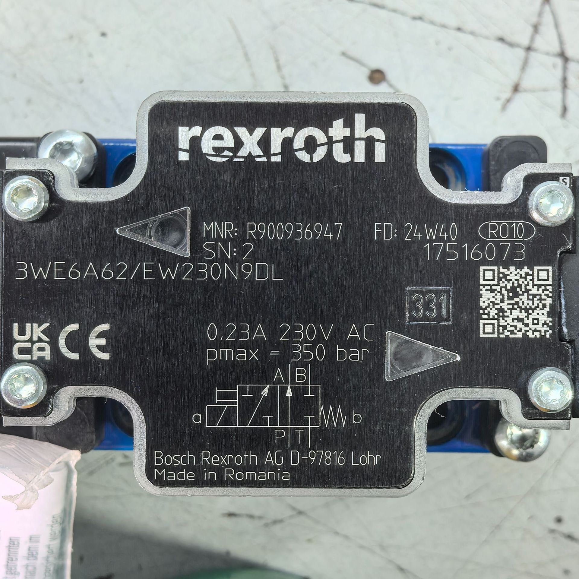 R900936947  3WE6A62/EW230N9DL # Rexroth液压阀