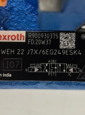R900930375  4WEH22J7X/6EG24N9ESK4 # Rexroth//力士乐